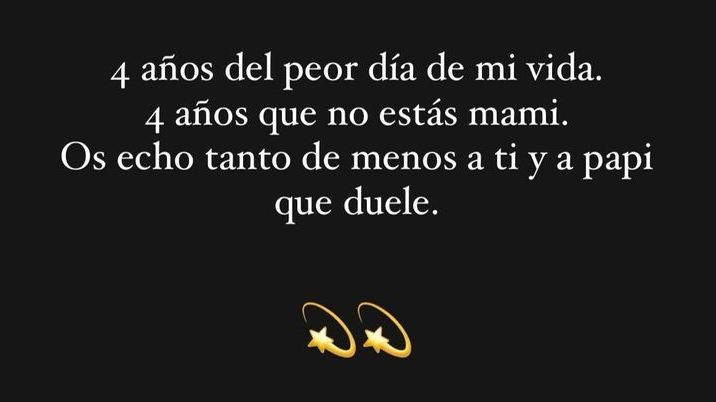 El desgarrador mensaje de Irene Rosales, en el 4º aniversario por la muerte de su madre
