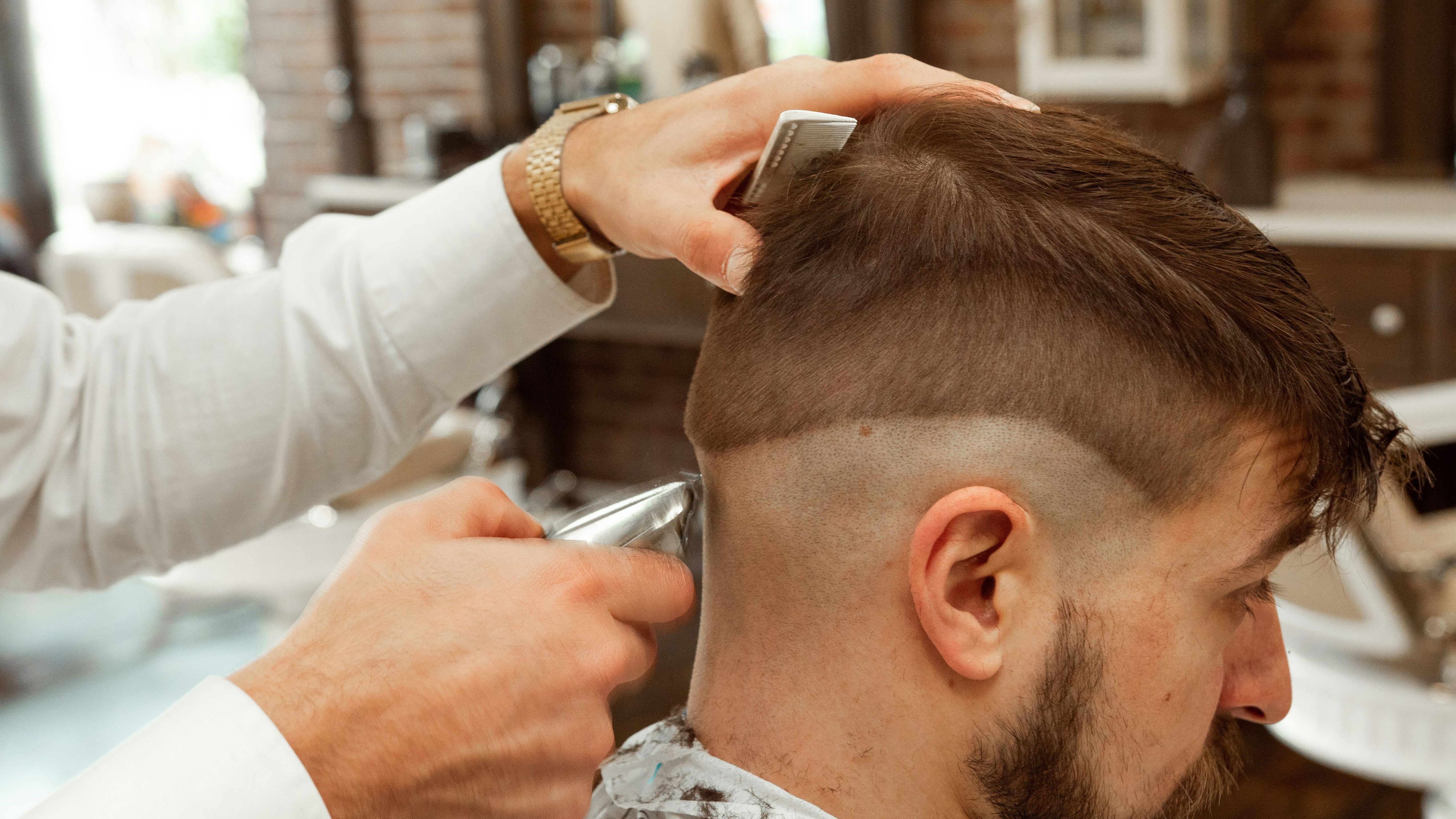 Corte con maquina discount hombre