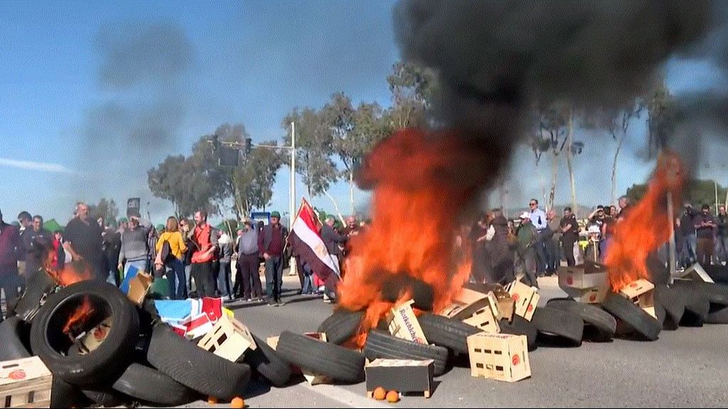 El segundo día de protestas del campo deja doce detenidos y 2.500 identificados para posible sanción