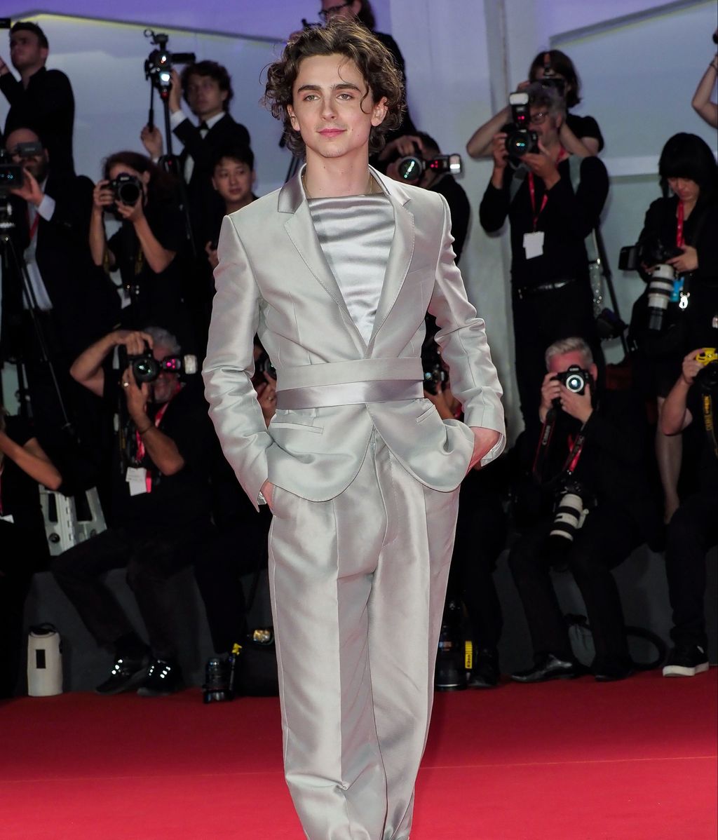 Timothée Chalamet en la premier de 'The King' en el Festival de Venecia 2019