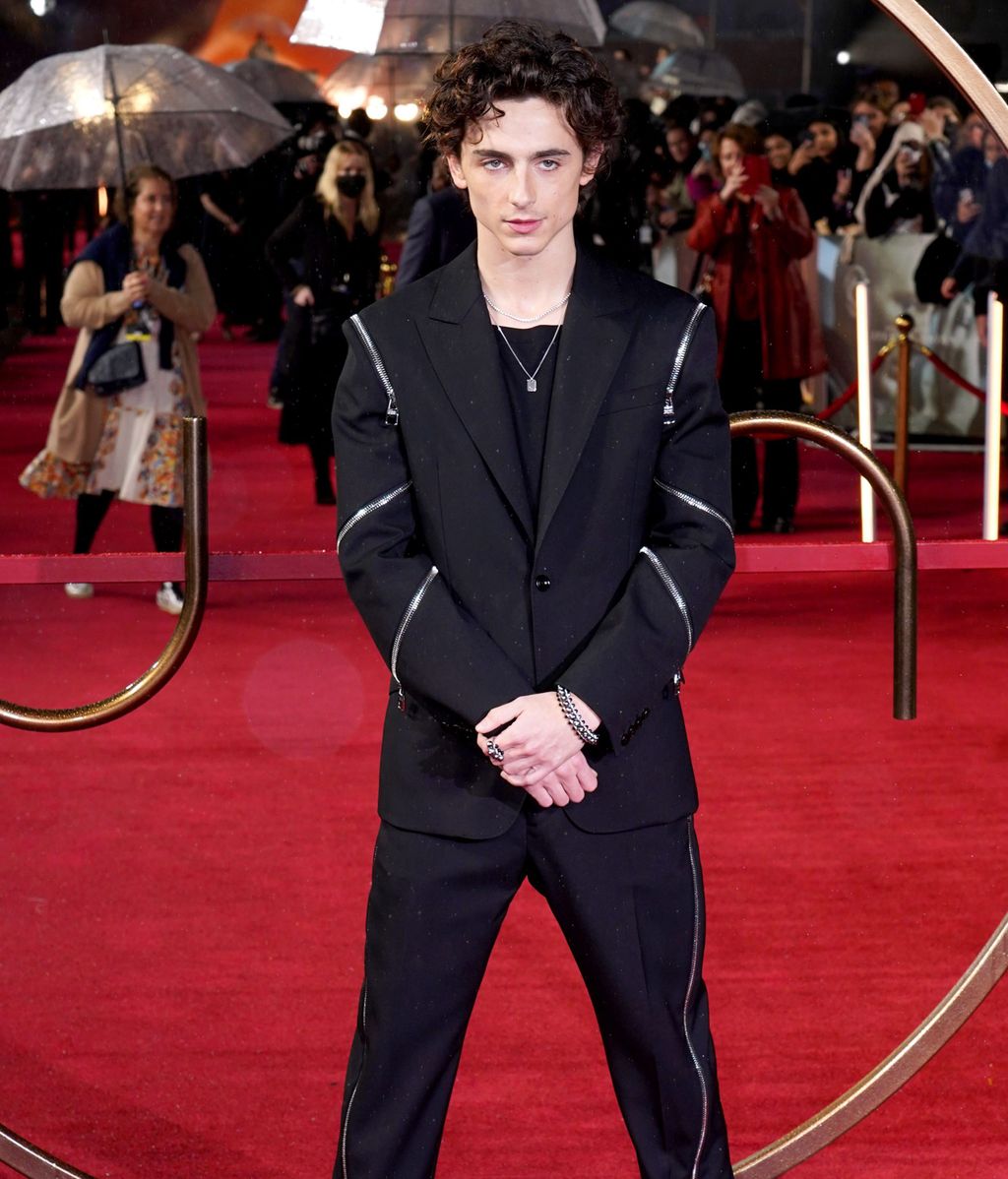 Timothée en el estreno de Londres de la primera parte de 'Dune'