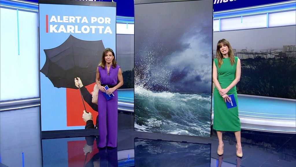 Con Ángeles Blanco e Isabel Jiménez Informativos Telecinco 2024 Mediodía 08/02/2024