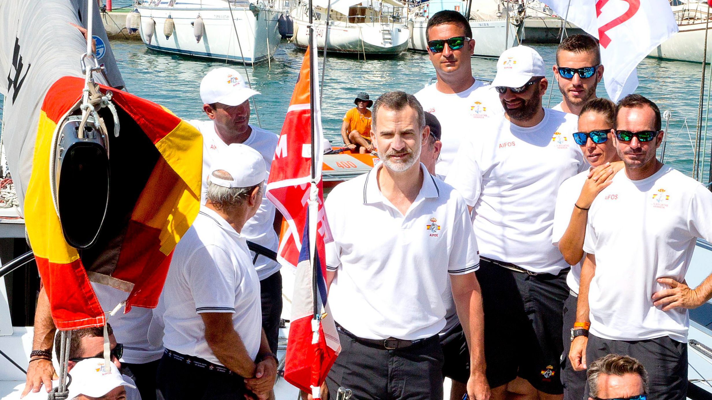 A Felipe VI le apasiona la vela. FUENTE: Cordonpress
