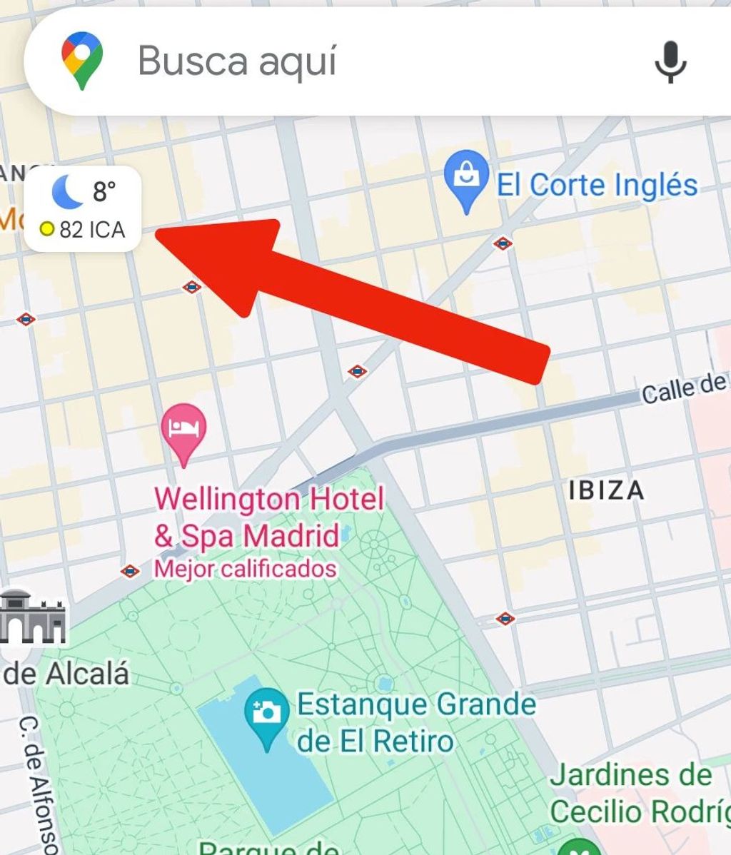 google maps tiempo