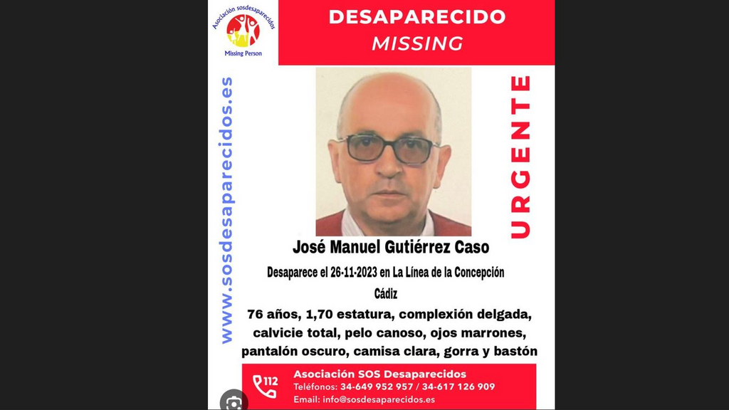 José Manuel Gutiérrez Caso desaparecido