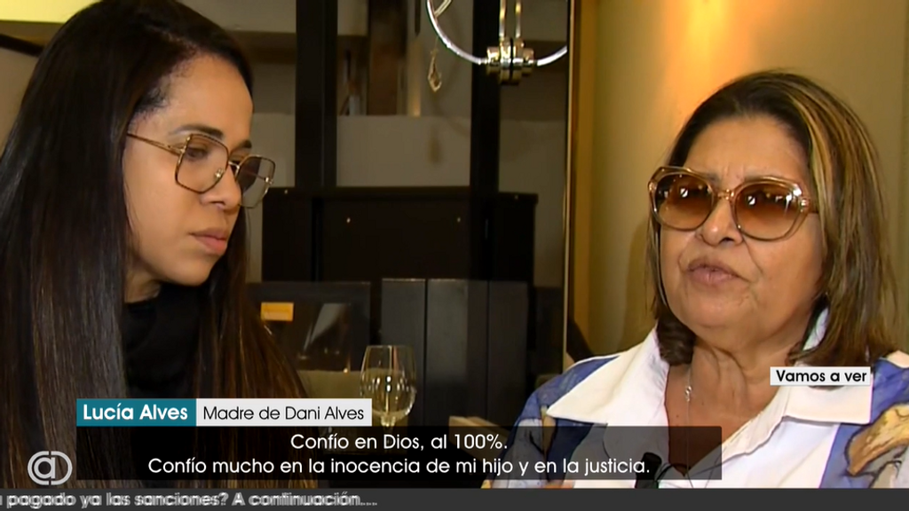 La madre de Dani Alves, a la espera de la sentencia por presunta agresión sexual: “Confío mucho en la inocencia de mi hijo y en la justicia”