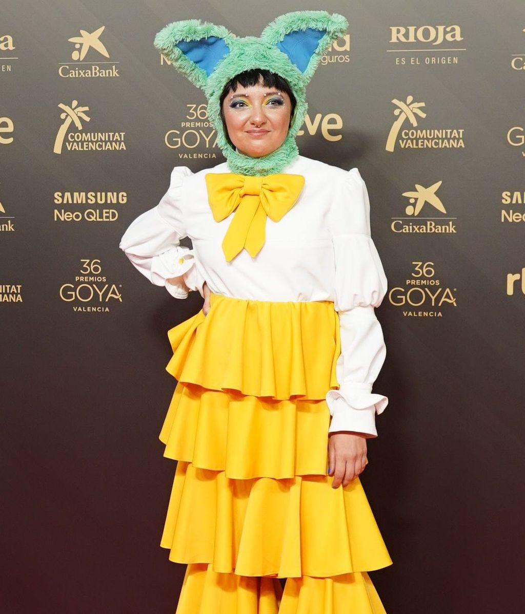 Carla Pereira, de 'gato' en los Goya de 2022