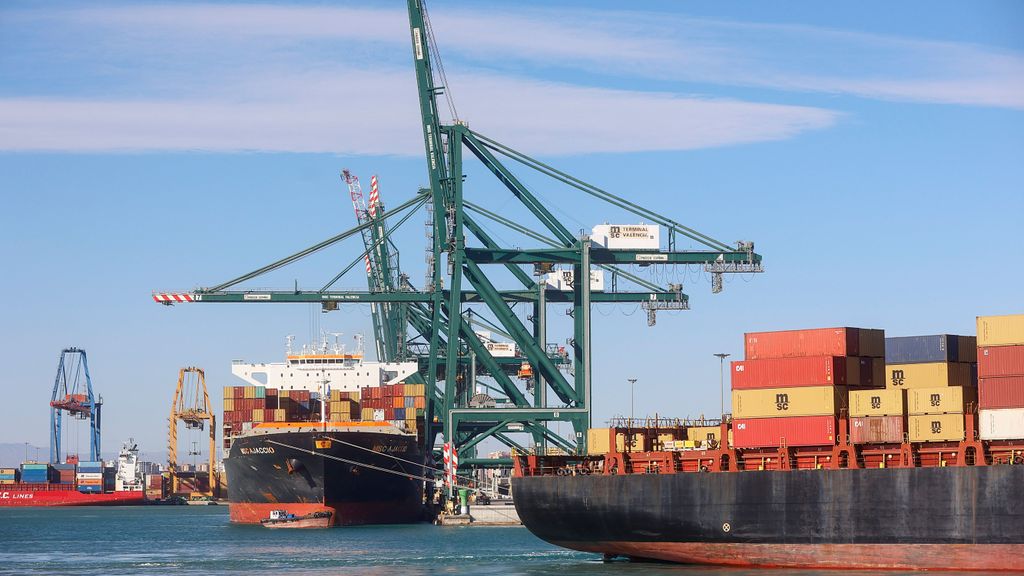 Contenedores en el Puerto de Valencia