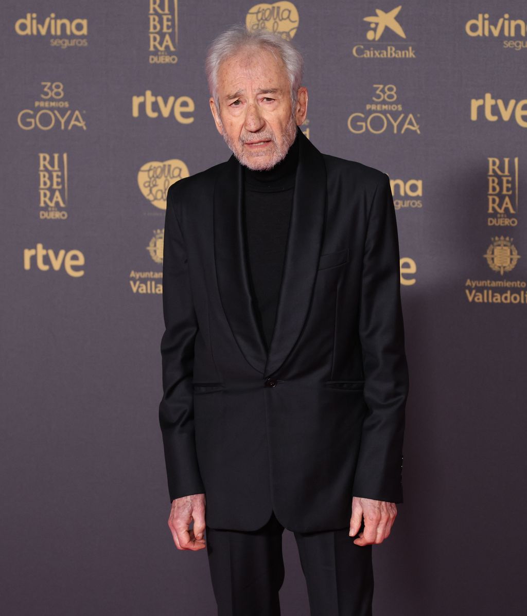 José Sacristán, en la alfombra roja de los Premios Goya