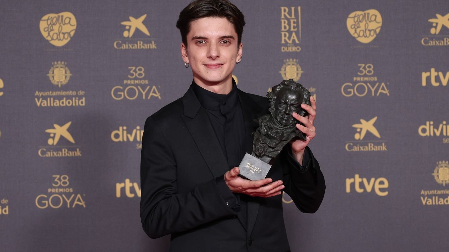 Recalt, tras recoger su galardón a Mejor actor revelación