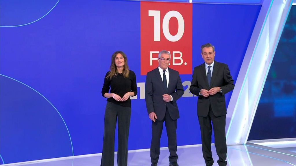 Con David Cantero, Leticia Iglesias y José Ribagorda Informativos Telecinco 2024 Noche 10/02/2024