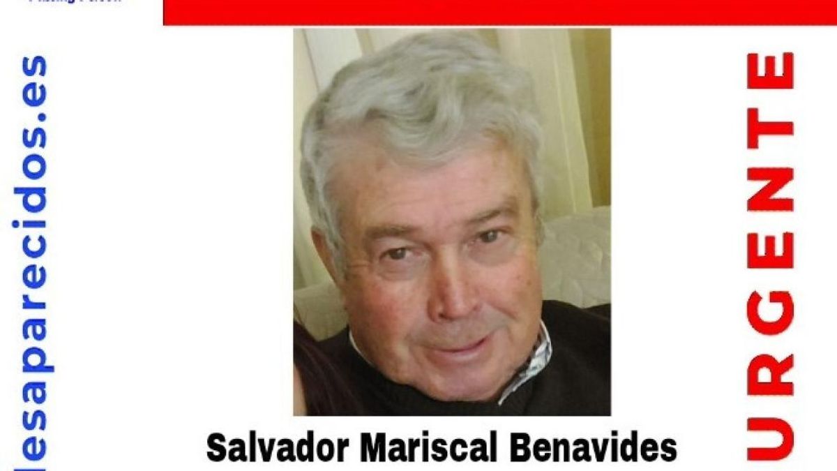 Salvador Mariscal, el hombre de 74 años desaparecido en San Fernando, Cádiz, ha sido hallado sin vida