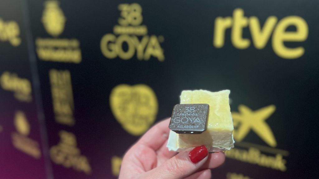 También probamos el Pastel de los Goya en la fiesta post gala