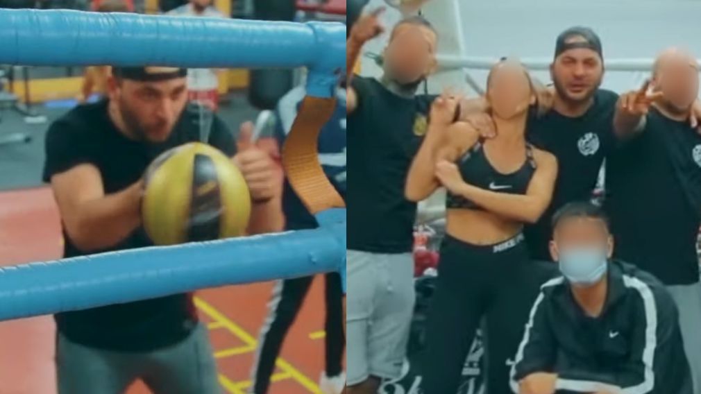 En un vídeo que puede verse en Youtube, y que fue publicado hace un mes, aparece Tejado entrenando con otro detenido