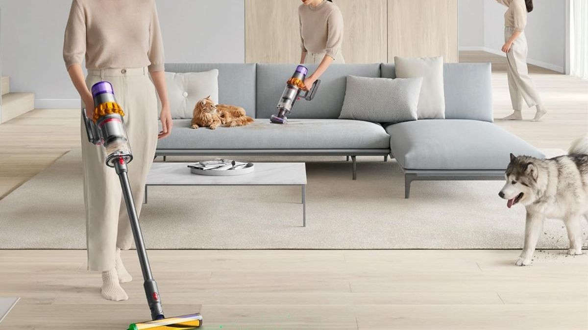 Dyson tira los precios de su aspiradora sin cable V15 Detect™ Fluffy ¡consíguela con 150€ de descuento!