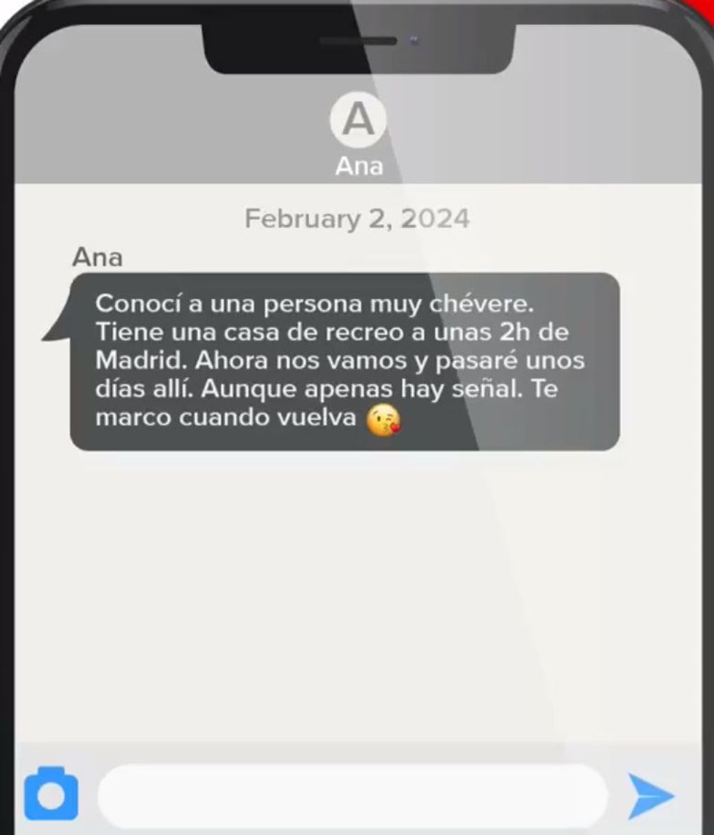 El "extraño" último mensaje que Ana mandó a sus amigas por un grupo de WhatsApp
