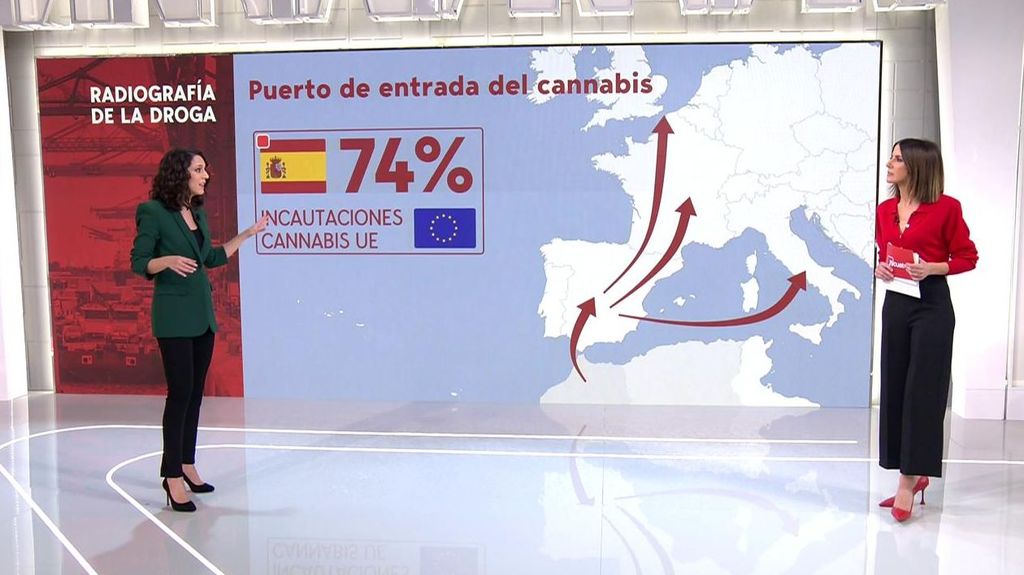 España, el puerto de entrada del cannabis en Europa: así se reparte hacia el resto del continente
