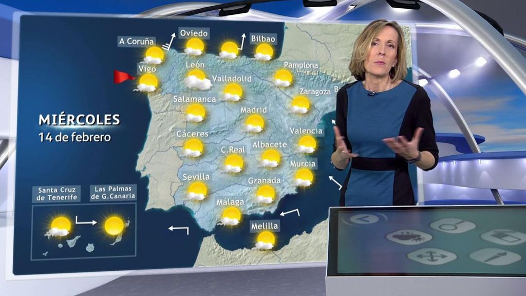 La previsión meteorológica con Rosalía Fernándenz