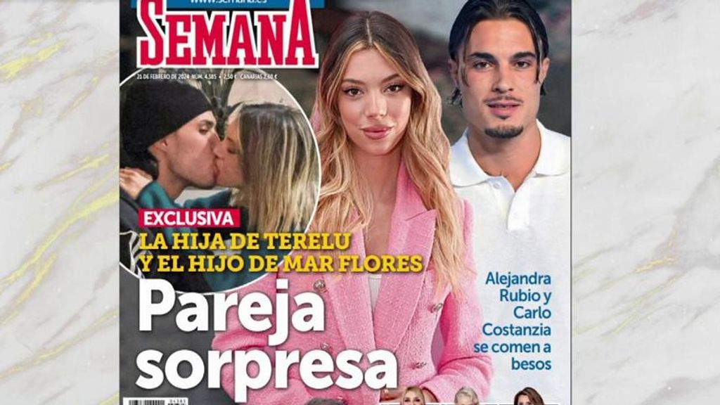 Pareja bomba: Alejandra Rubio y Carlo Costanzia, pillados besándose en plena calla