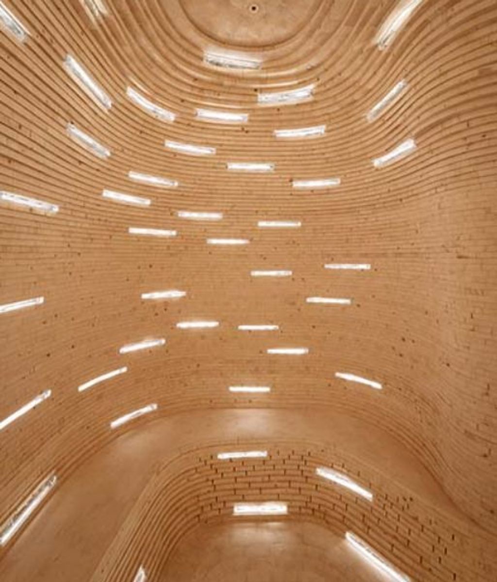 La Biblioteca del Futuro está hecha de madera