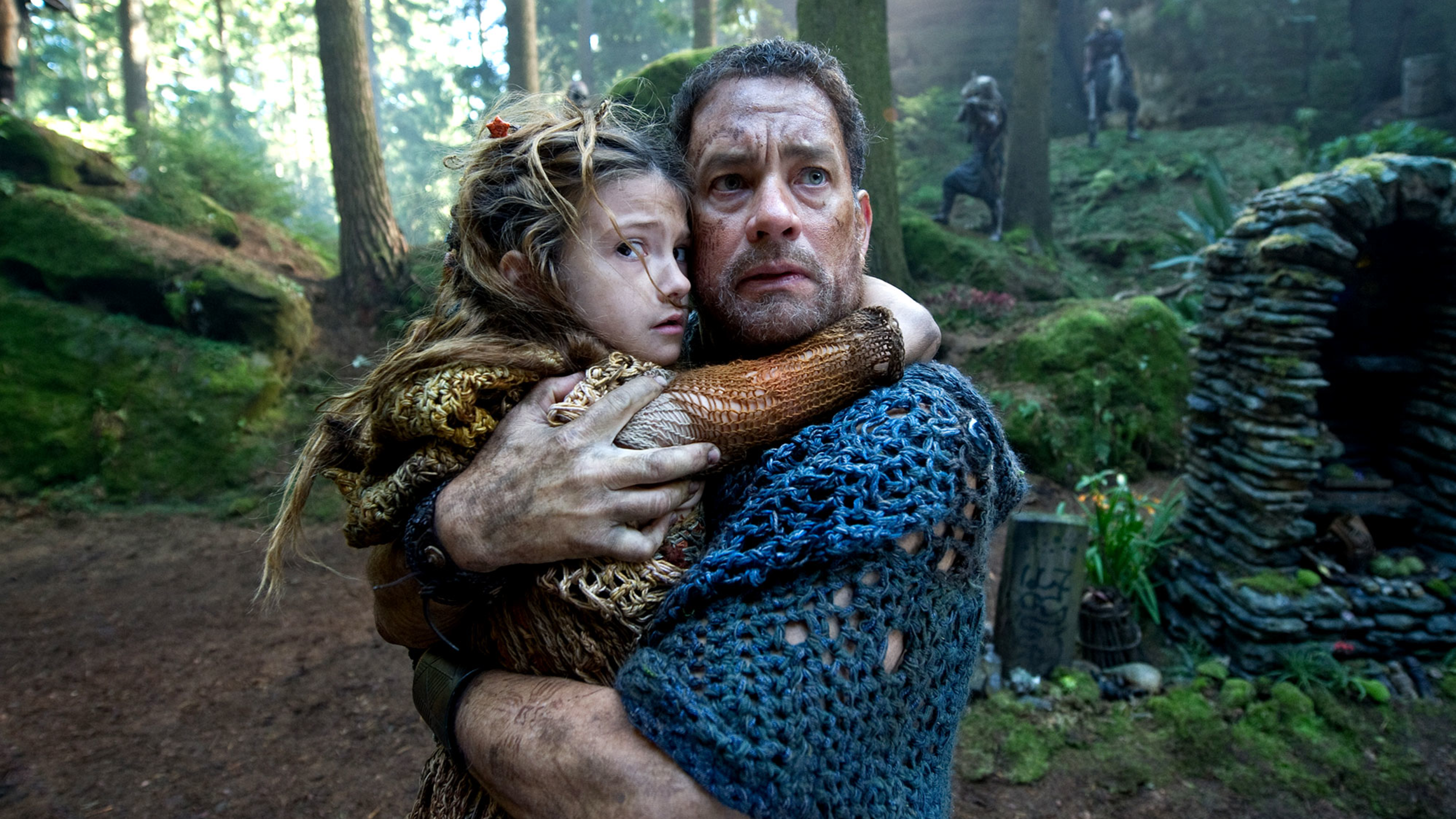 Tom Hanks en uno de los (seis) papeles que hizo en 'El atlas de la nubes'.