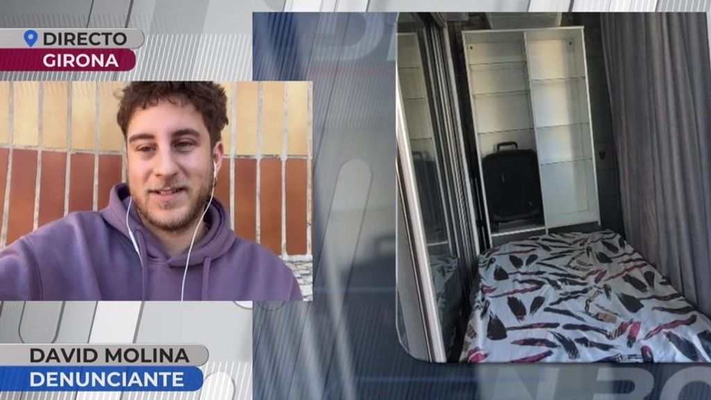 Un joven que denunció la oferta del alquiler de un balcón por 350 euros en Barcelona: "Es una película de terror"