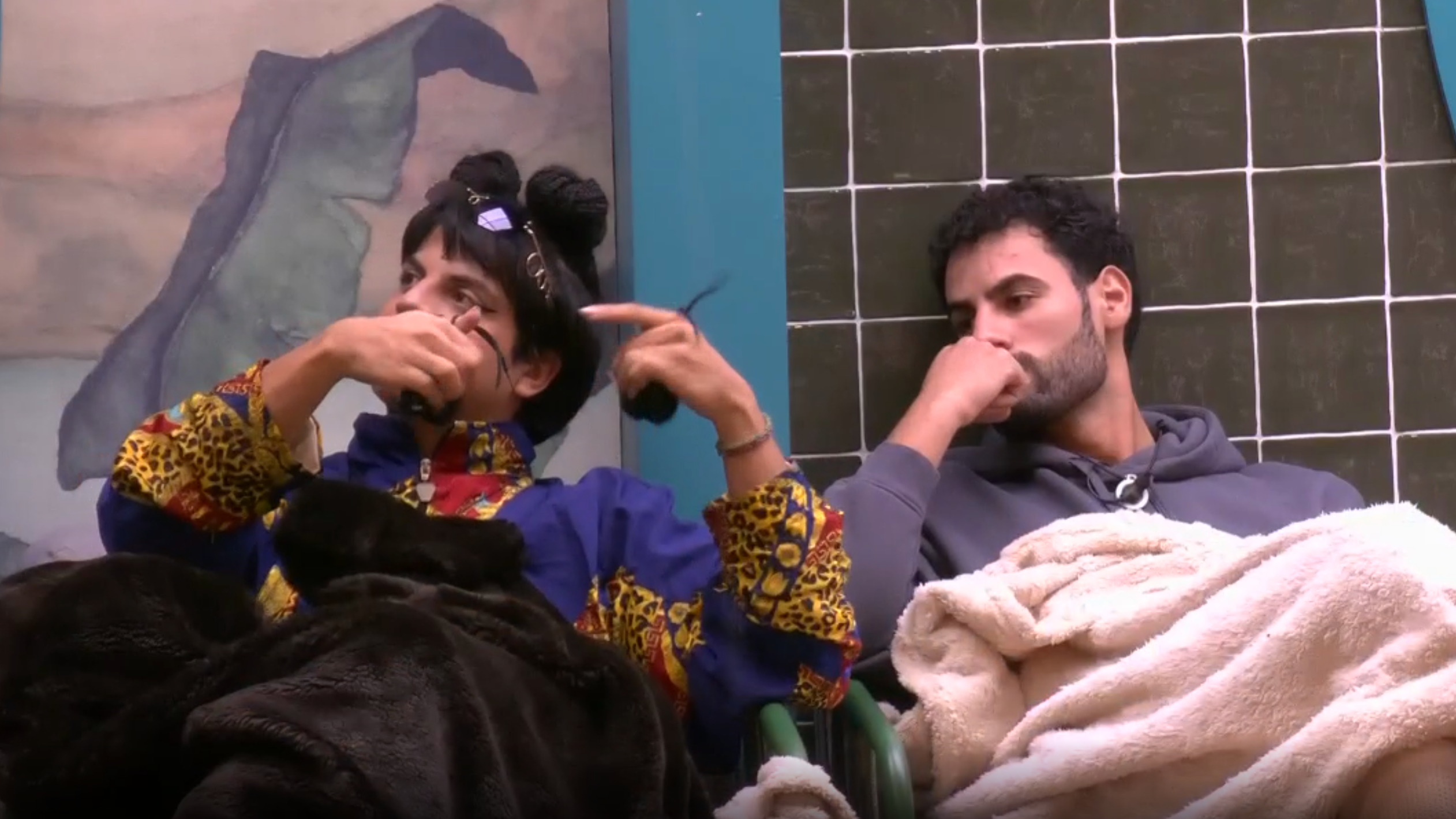 Momento flamenco en la cabina