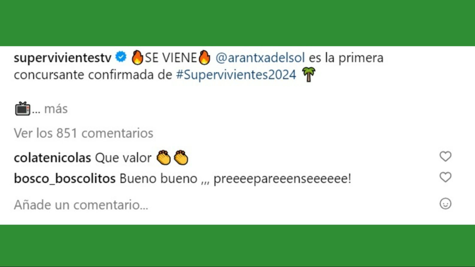 El comentario de Bosco Martínez-Bordiú, ganador de 'Supervivientes 2023'