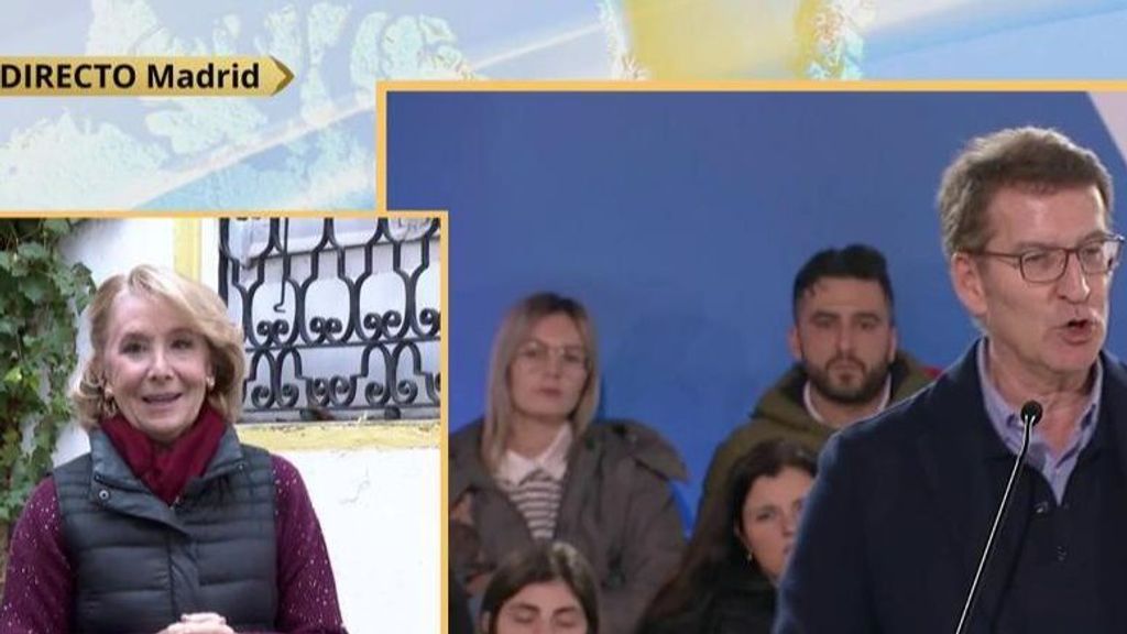 El divertido lapsus de Esperanza Aguirre durante su entrevista en 'La mirada crítica': "No sé que Ana eres"