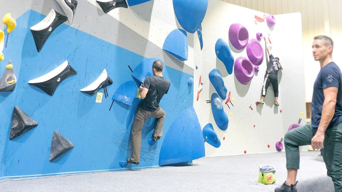 Muchas personas combaten el estrés con la escalada