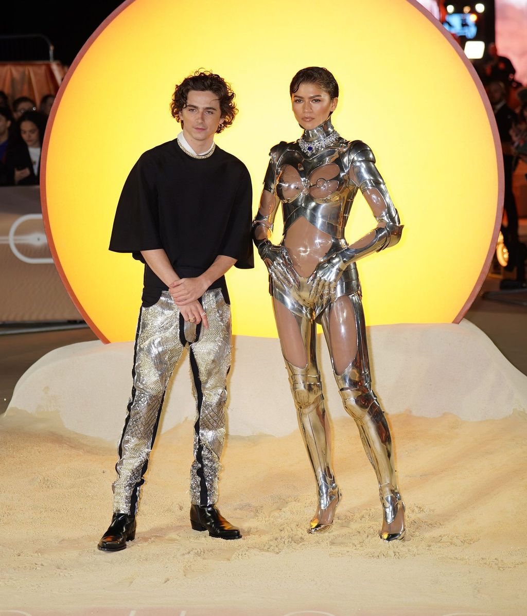 Timothée Chalamet y Zendaya