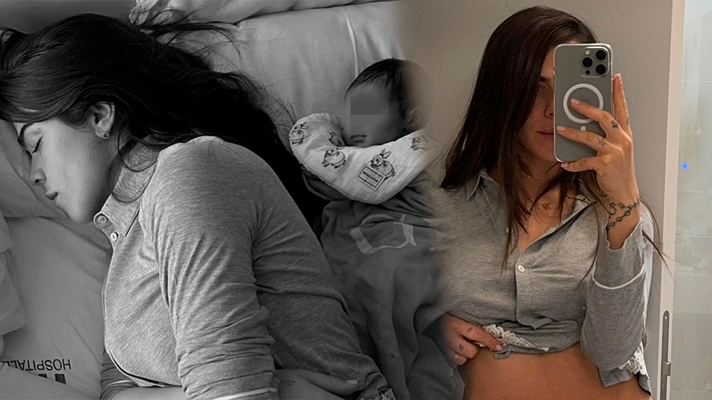 Violeta Mangriñán enseña cómo está siendo su recuperación tras dar a luz a Gia