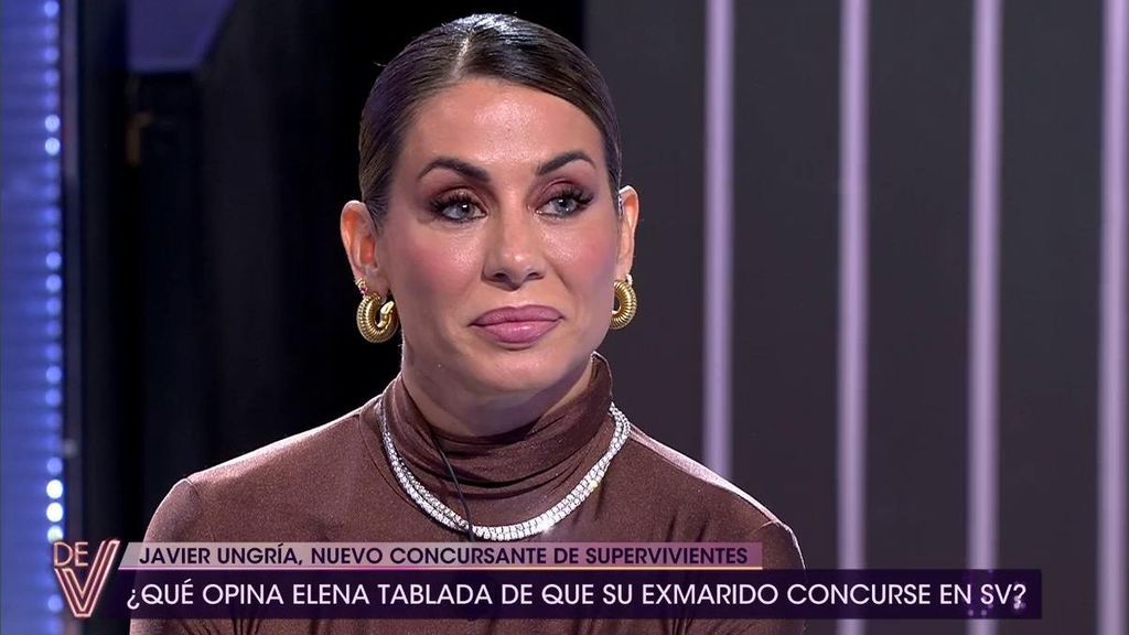 Elena Tablada reacciona a la participación de Javier Ungría en 'Supervivientes': "Y me decía que pasar más tiempo con la niña..."