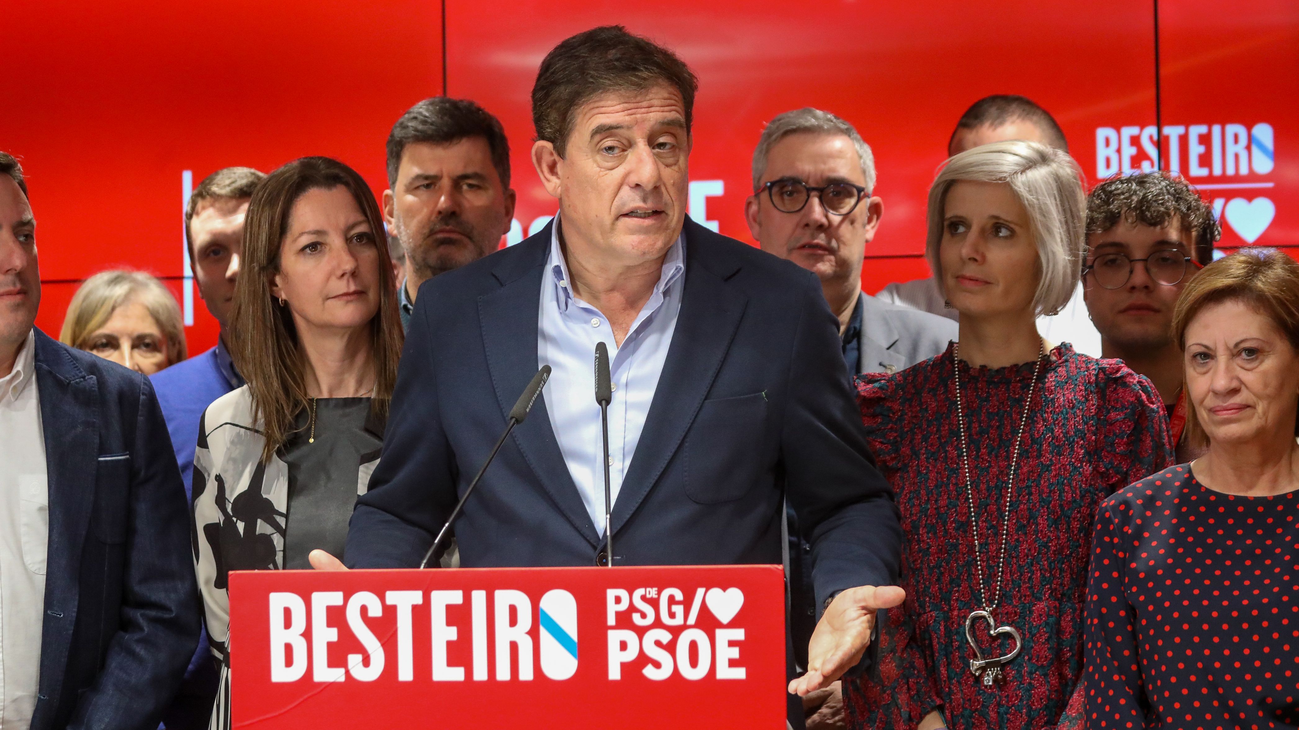 El PSOE saca los peores resultados de su historia en Galicia y Sumar se queda sin escaño