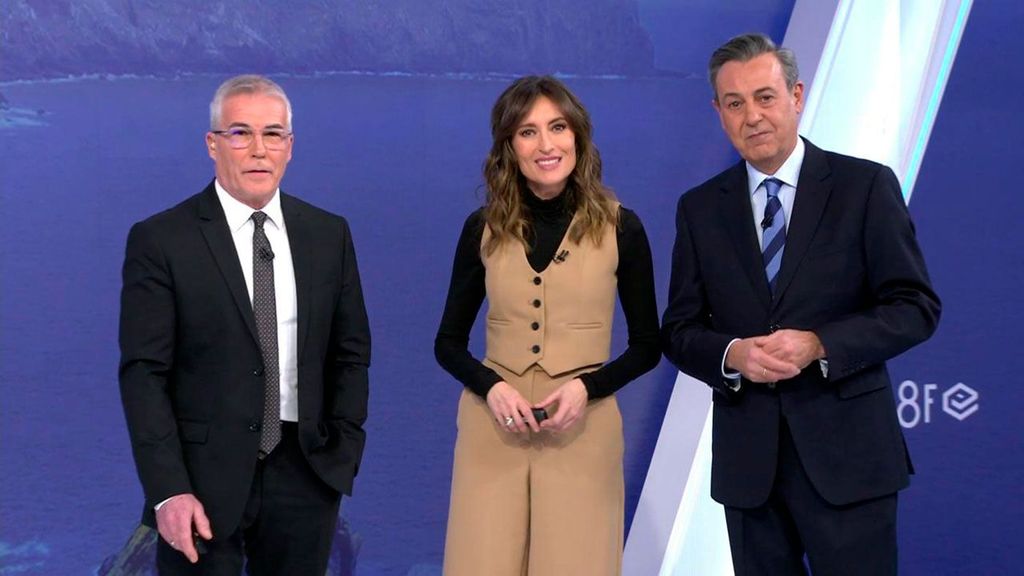 Con David Cantero, Leticia Iglesias y José Ribagorda Informativos Telecinco 2024 Mediodía 18/02/2024