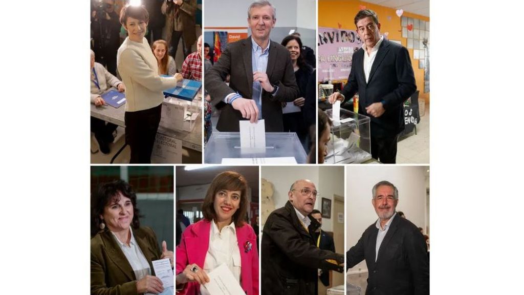 Los candidatos a la Xunta votan en sus colegios electorales