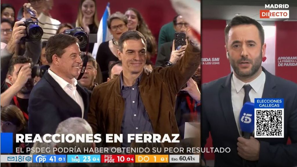 Silencio y balones fuera en Ferraz por los resultados del PSOE en Galicia