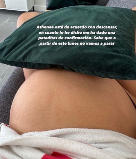 Steisy en sus historias de Instagram