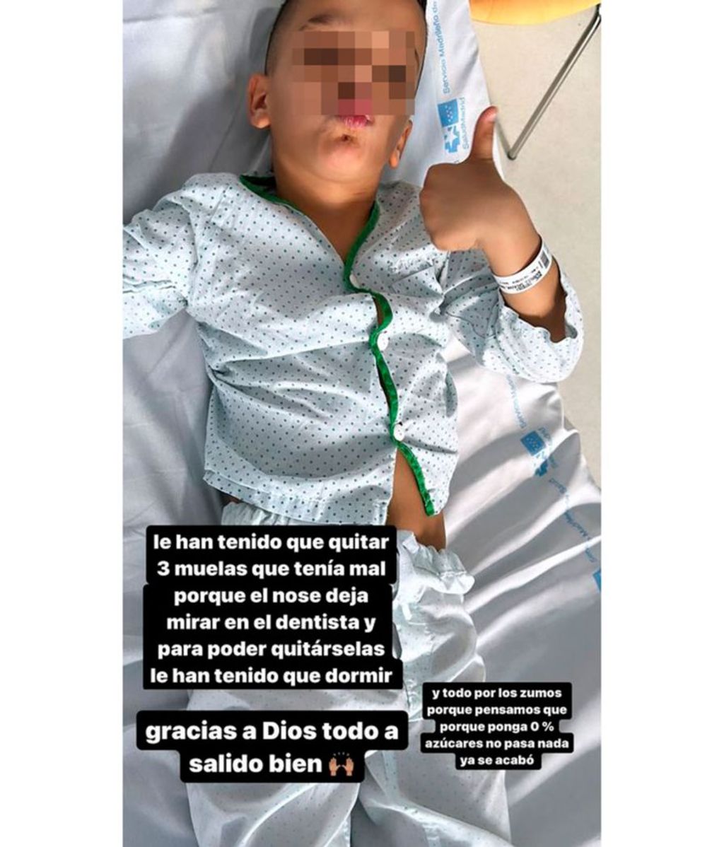 Raquelita, hermana de Noemí Salazar, explica el motivo por el que han operado a uno de sus dos hijos