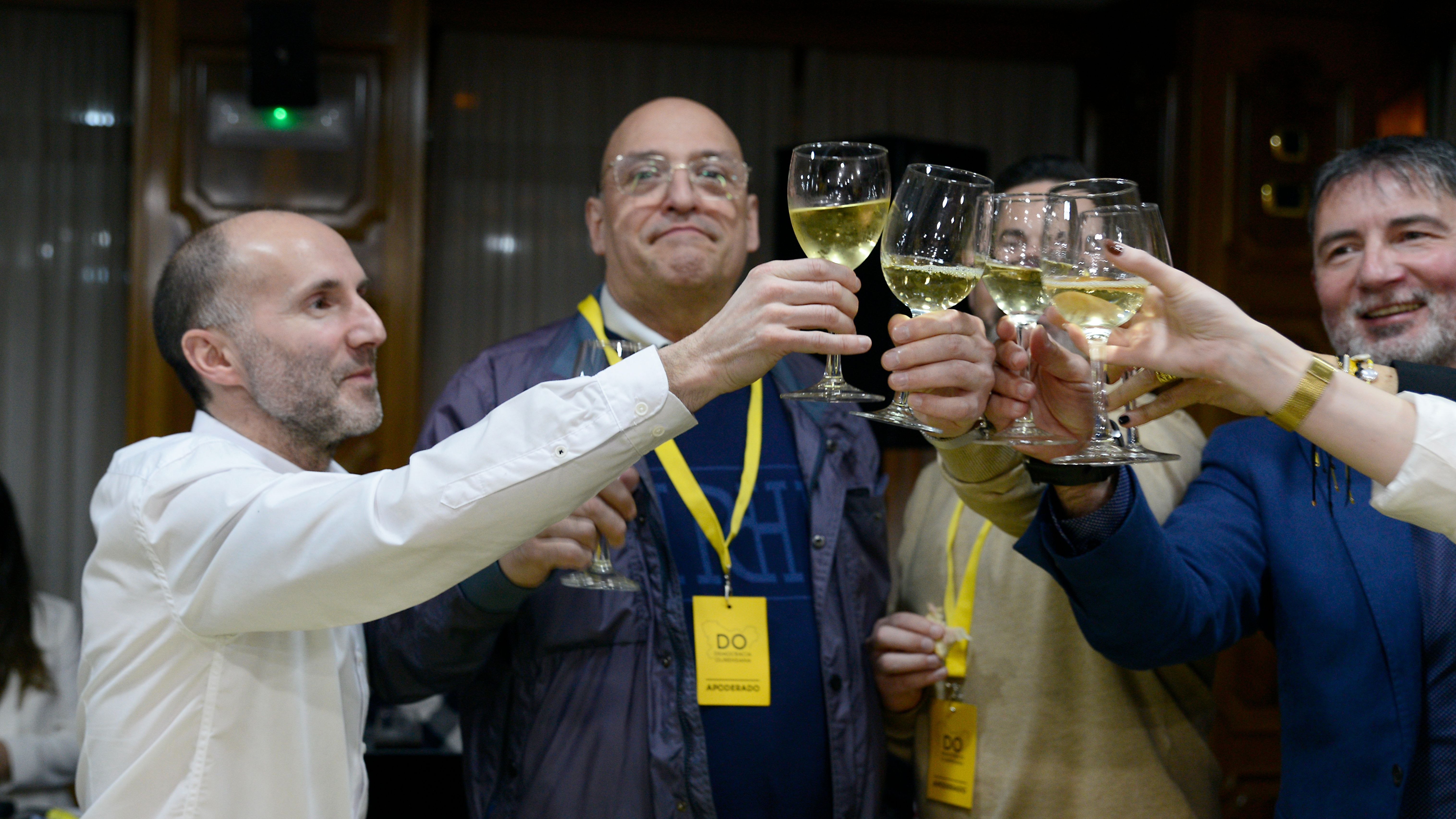 Gonzalo Pérez Jácome y Armando Ojea celebran la jornada electoral