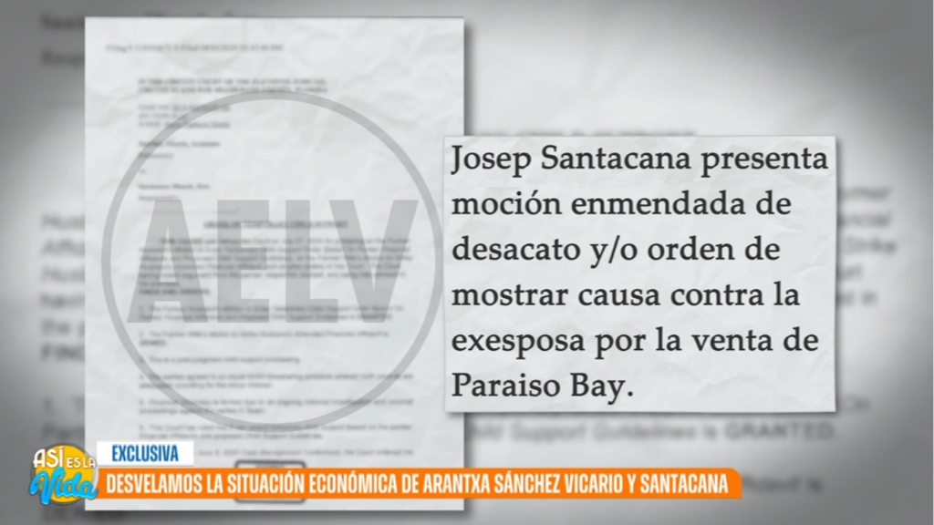 Exclusiva | 'Así es la vida' desvela la situación económica de Arantxa Sánchez Vicario y Santacana