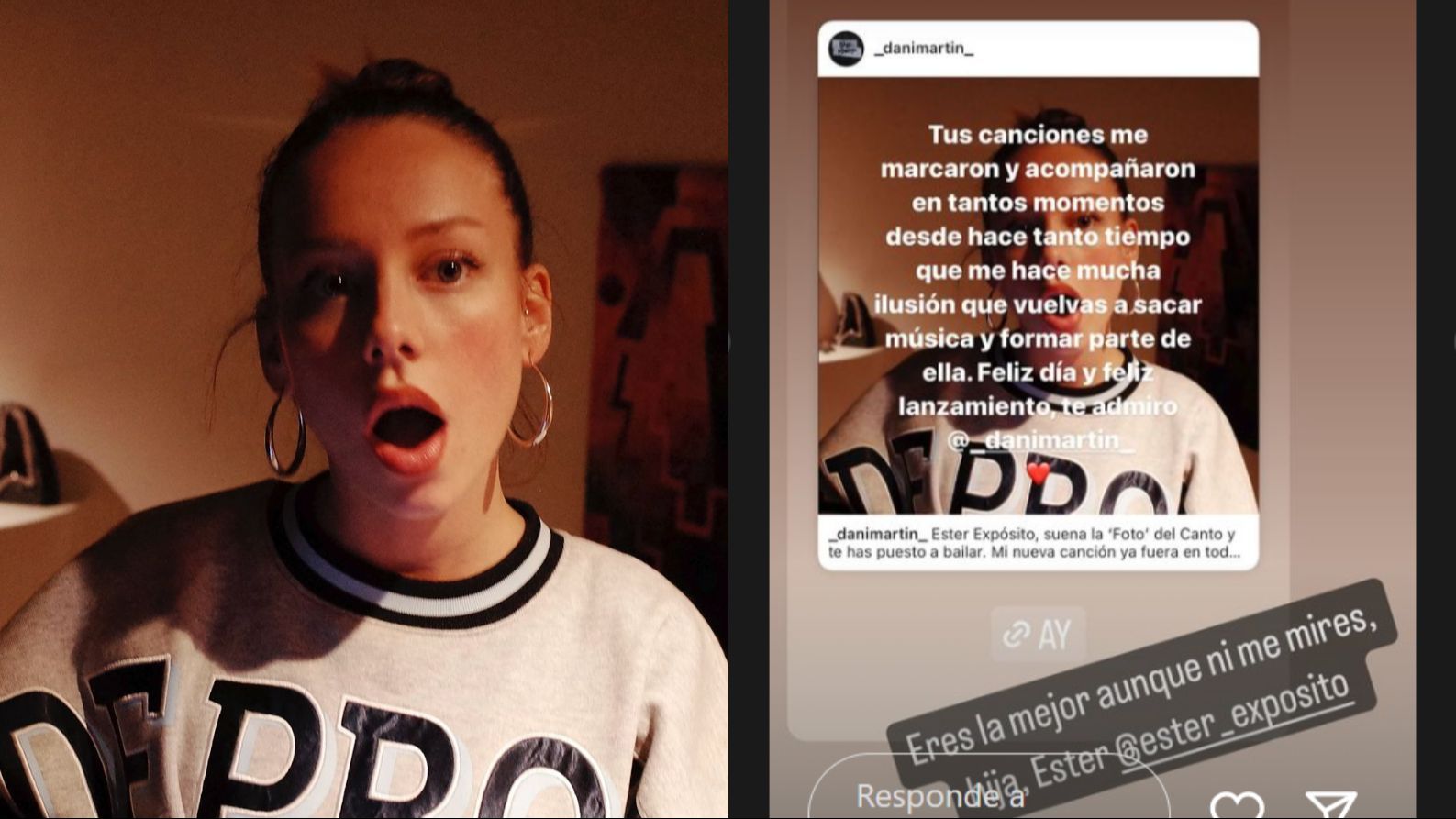 La respuesta de Ester Expósito