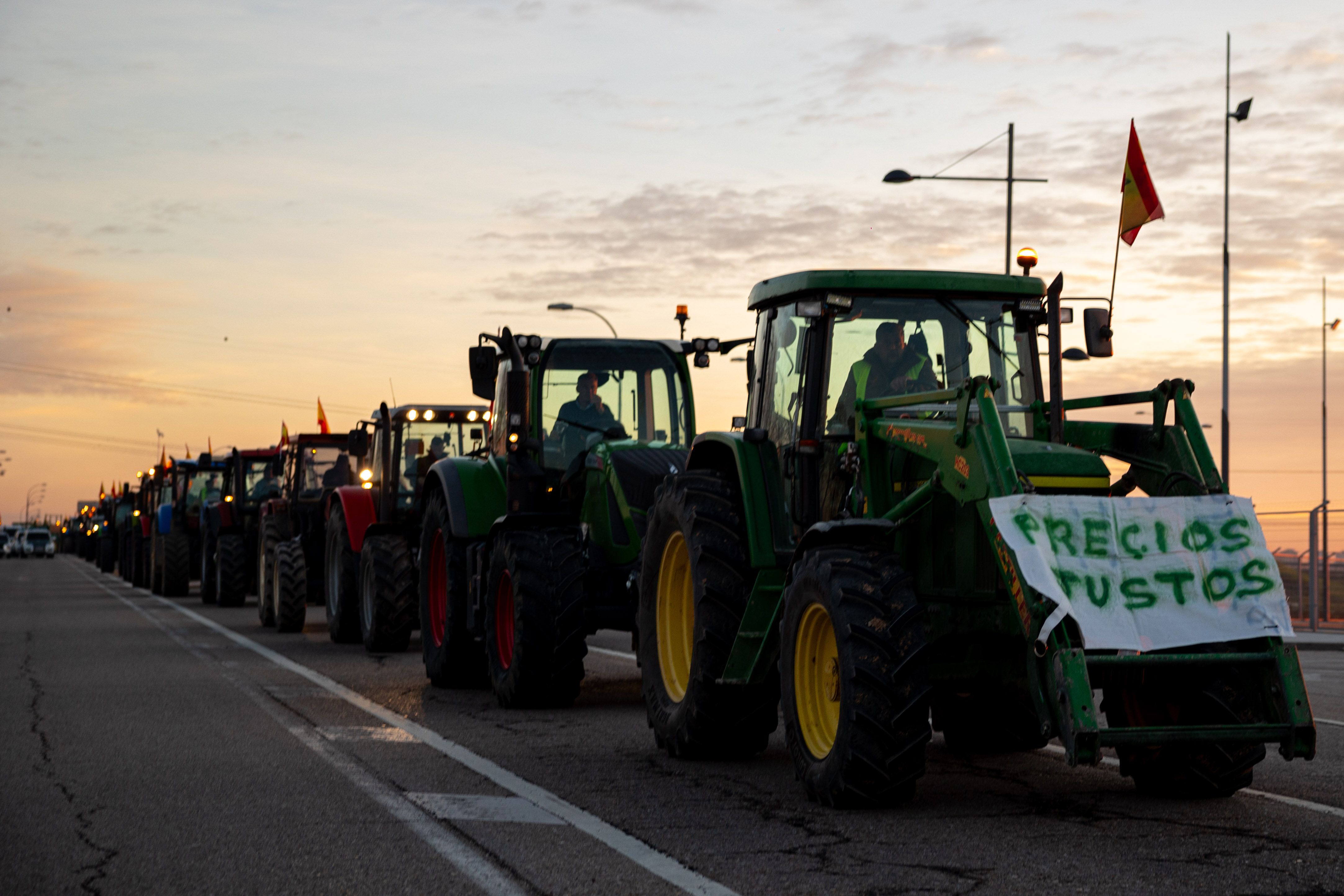 La 'tractorada' de Madrid, en imágenes