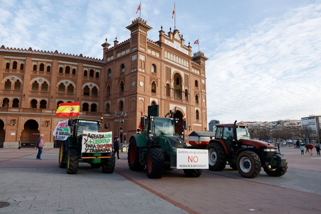 La 'tractorada' de Madrid, en imágenes