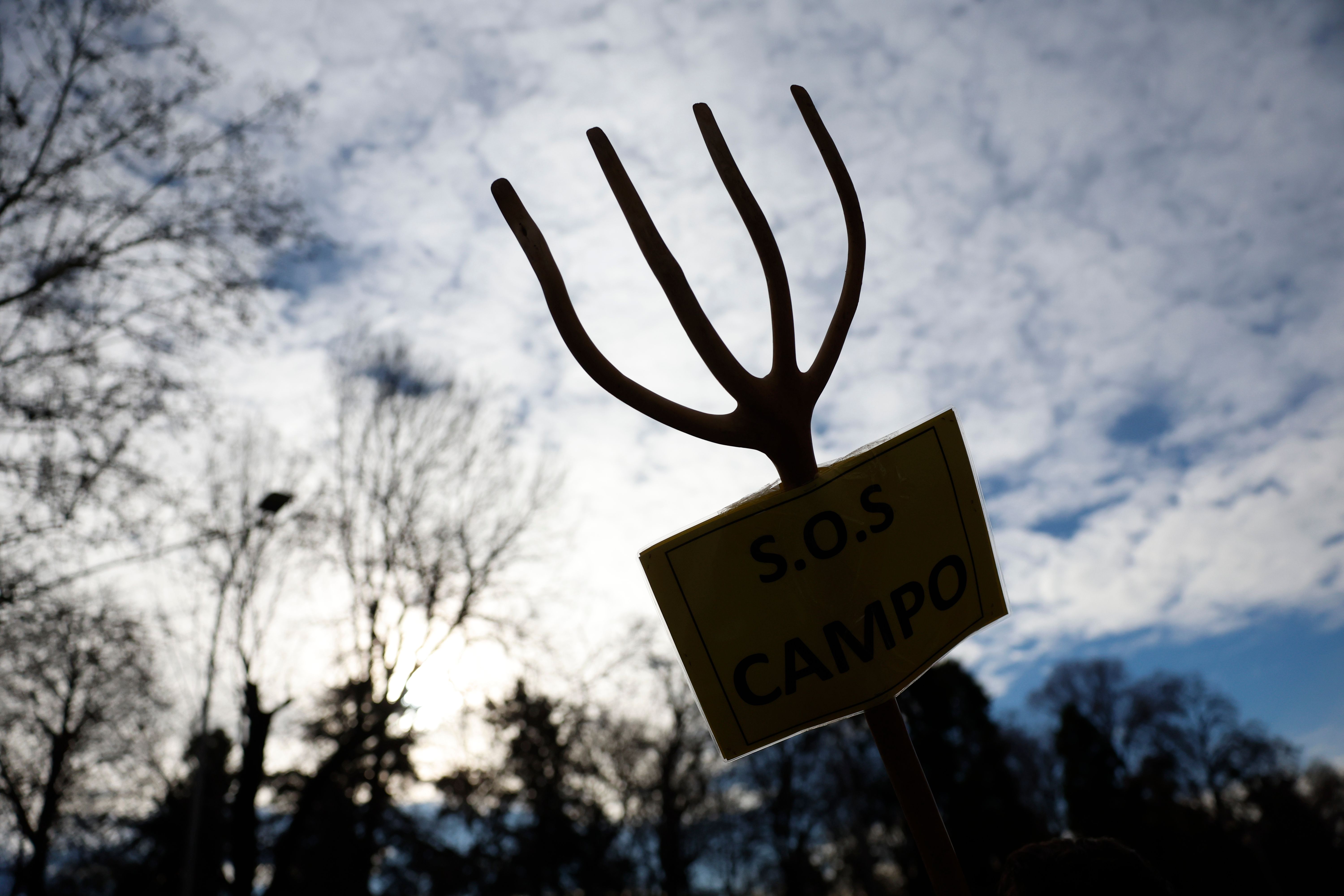 La 'tractorada' de Madrid, en imágenes