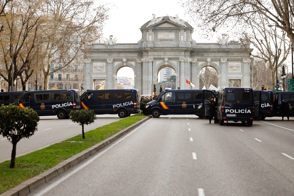 La 'tractorada' de Madrid, en imágenes