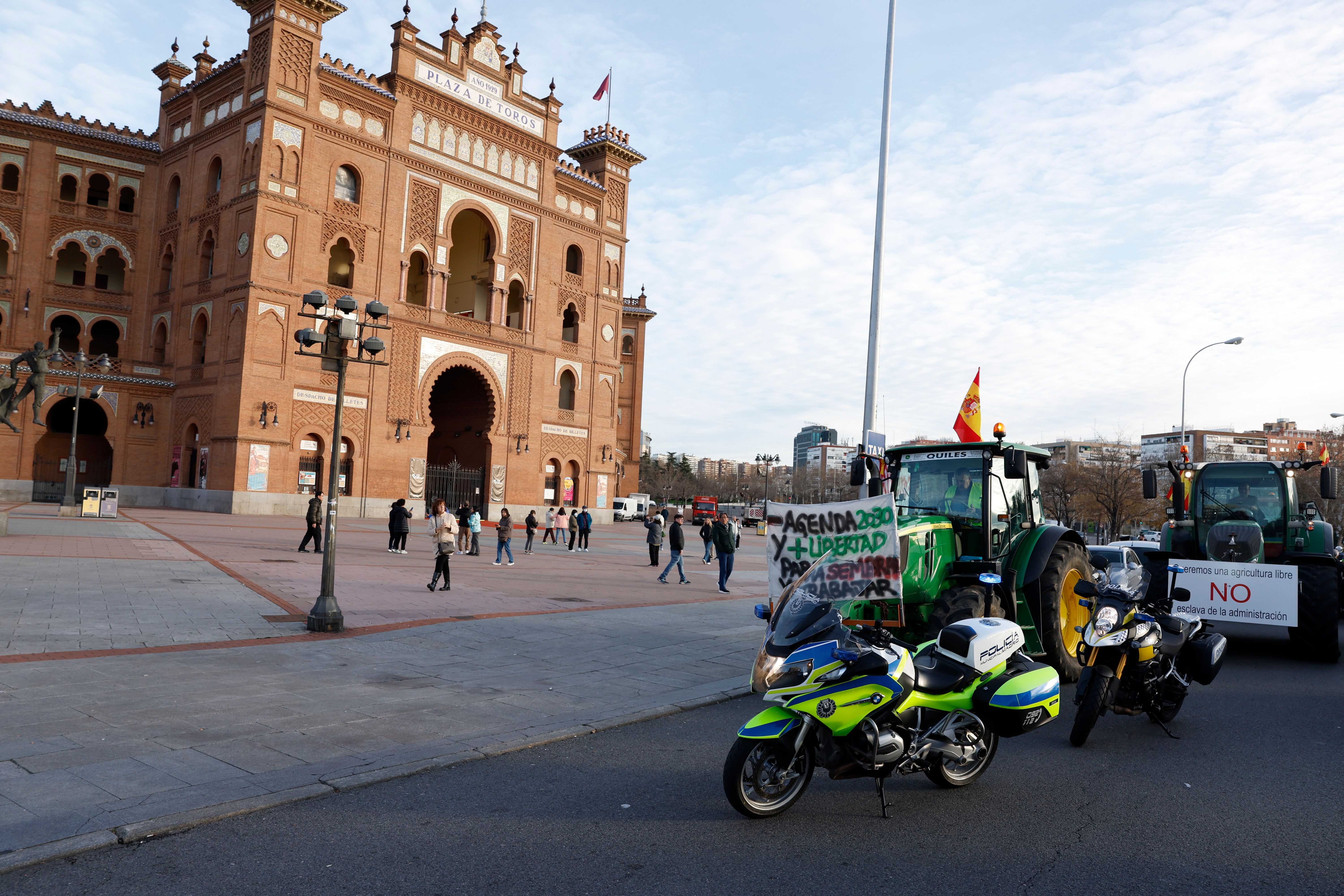 La 'tractorada' de Madrid, en imágenes