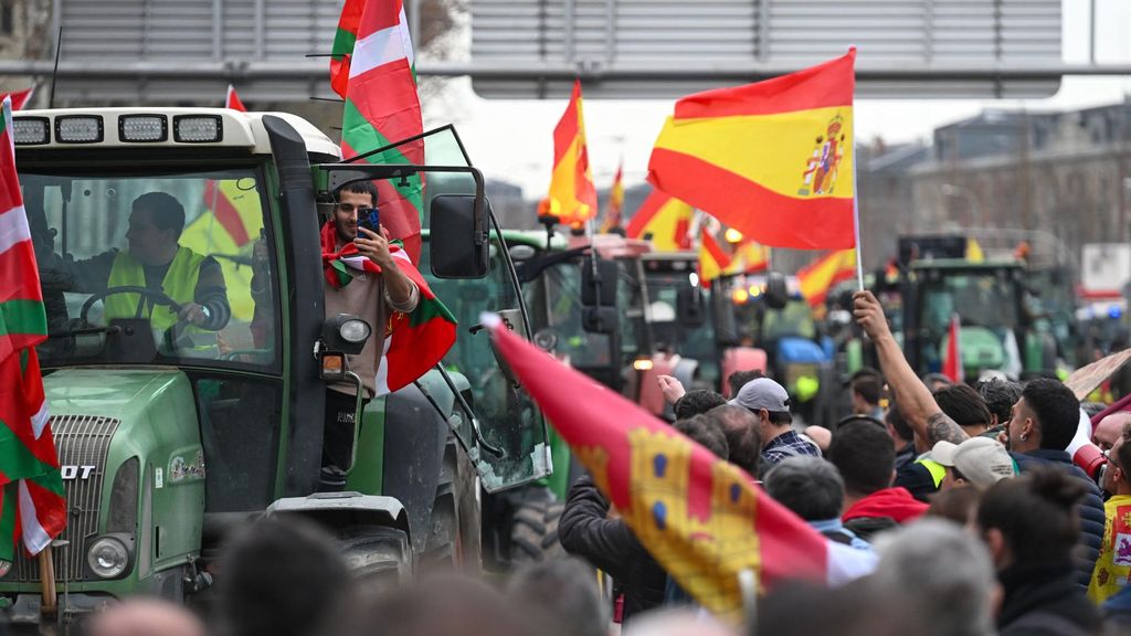 Madrid tomada por los tractores