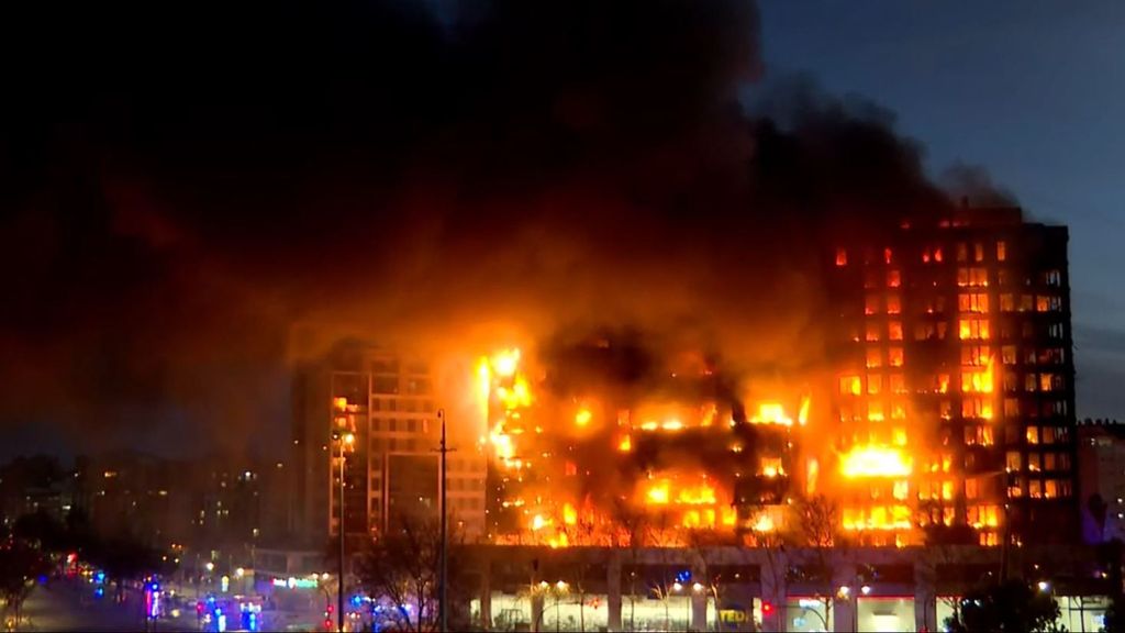 Incendio en Campanar en Valencia: bajan a nueve el número de muertos en el edificio