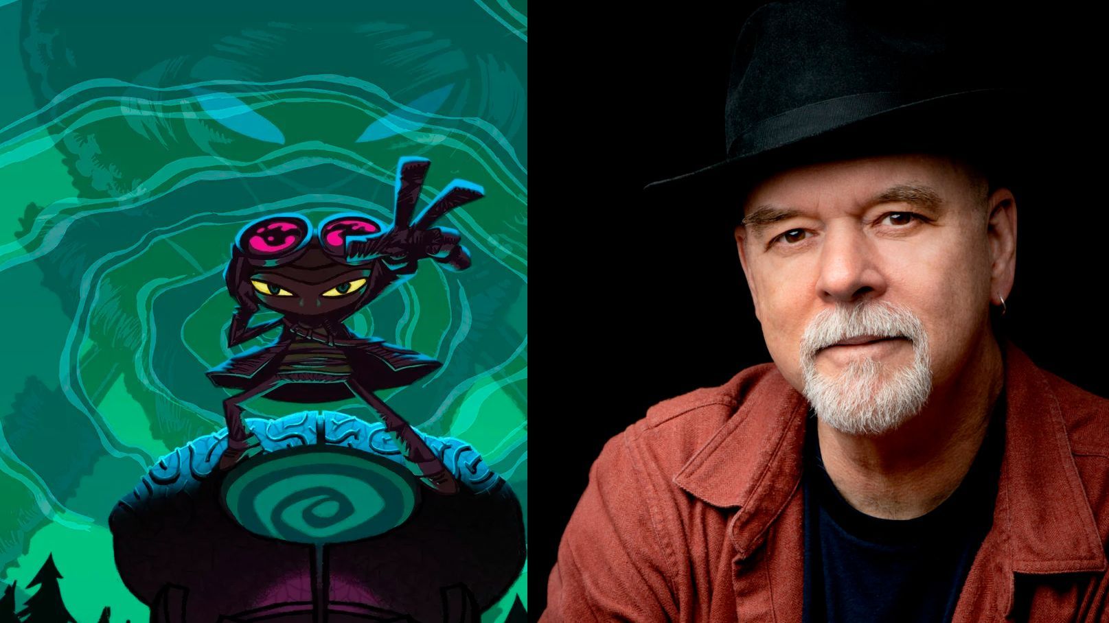 Peter McConell y la portada de Psychonauts 2
